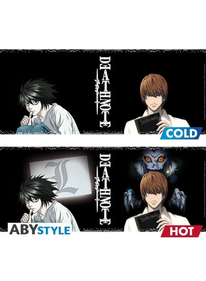 ABYstyle DEATH NOTE - Mug Heat Change - 460 ml - Kira & L